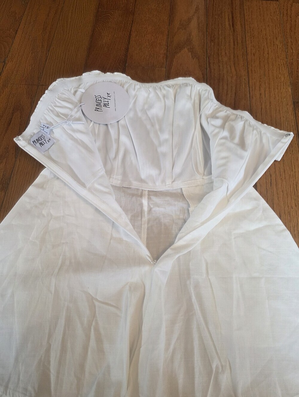 Princess Polly White Strapless High-Waist Romper - Picture 4 of 7